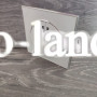 Выключатель двухклавишный  с подсветкой белый   RIGHT HAUSEN  Laura   